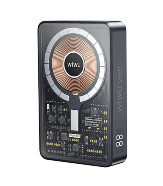 Доп. АКБ WIWU Magnetic MagSafe 10000mAh 22.5W Black